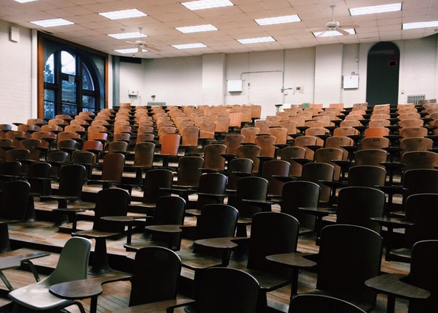Empty Lecture Hall.